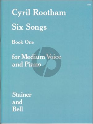 Rootham 6 Songs (Book 1) (Medium voice)