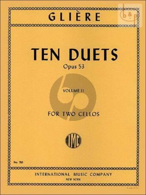 10 Duets Op.53 Vol.2 for 2 Violoncellos