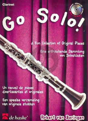 Beringen Go Solo! for Clarinet (Bk-Cd) (A Fun Collection of Original Pieces)