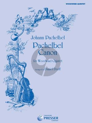 Pachelbel Canon Woodwind Quintet (Score/Parts) (arr. Daniel Doff)