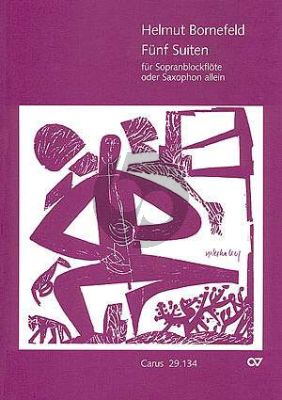 Bornefeld 5 Suiten Sopranblockflote oder Saxophone Solo (Herausgegeben von Peter Thalmeier)