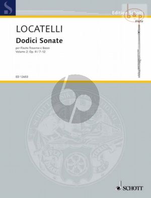 12 Sonatas Op. 2 Vol. 2 No. 7 - 12 Flute and Bc