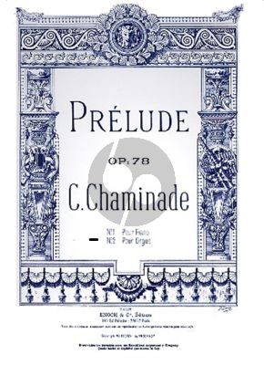 Chaminade Prelude Op.78 for Organ