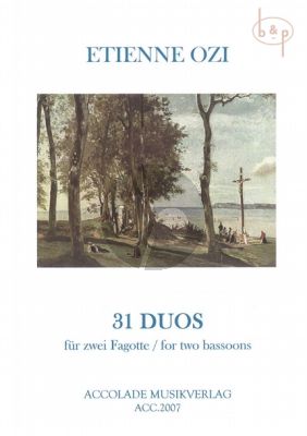 Ozi 31 Duos 2 Bassoons (from Nouvelle Methode) (Dassonville)