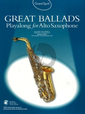 Guest Spot Great Ballads Playalong (Alto Sax.)