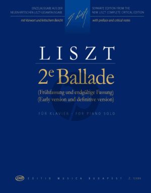 Liszt Ballade No.2 for Piano (Early version and definitive version)