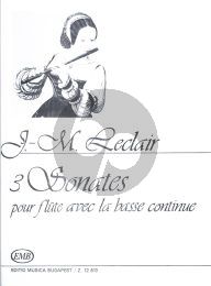 Leclair 3 Sonatas