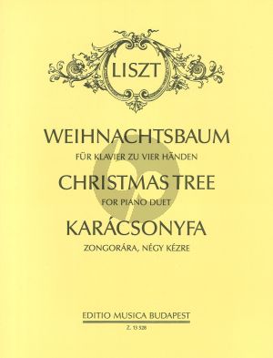 Liszt Christmas-Tree- Weihnachtsbaum for Piano 4 Hands