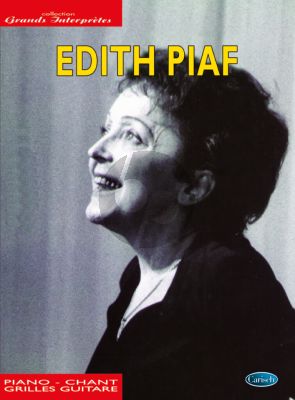 Piaf Edit Piaf Grands Interpretes 36 Chansons Piano/Vocal/Guitar