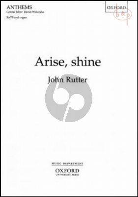 Arise, Shine for SATB and Organ