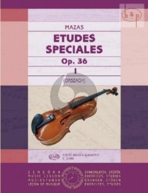 Etudes Speciales Op.36 Vol.1 Violin