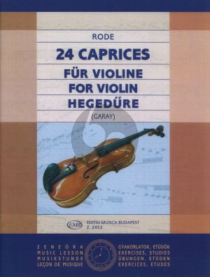 Rode 24 Caprices Violine (Garay)