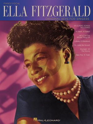 Fitzgerald Ella Fitzgerald Original Keys for Singers Piano/Vocal/Guitar (25 Classic Songs)