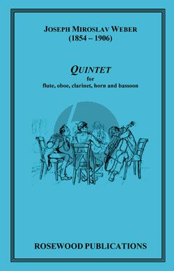 Weber Wind Quintet Flute-Oboe-Clarinet-Horn-Bassoon (Score/Parts)