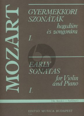 Early Sonatas Vol.1 for Violin and Piano