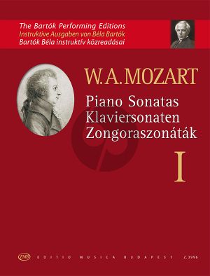 Mozart Sonatas Vol. 1 for Piano (Edited by Bela Bartok)