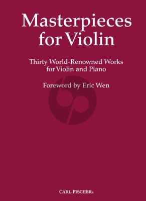 Masterpieces for Violin (30 World-Renowned Works)