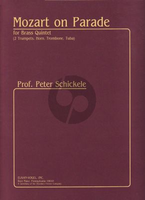 Schickele Mozart on Parade for Brass Quintet (Score/Parts)