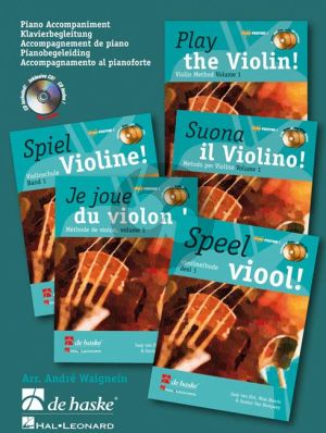 Speel Viool Vol.1 (Pianobegeleiding bij de liedjes) (Bk-Cd) (arr. R.Kernen)