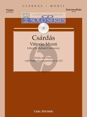 Monti Csardas Violin-Piano (Bk-Cd) (Czerwonky)
