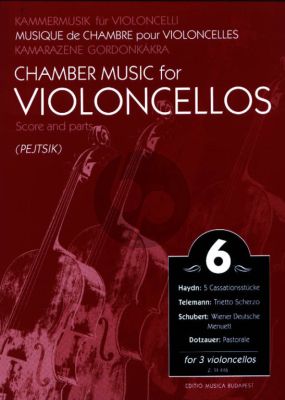 Chamber Music for Violoncellos Vol.6 (3 Vc) (Score/Parts) (Arpad Pejtsik)