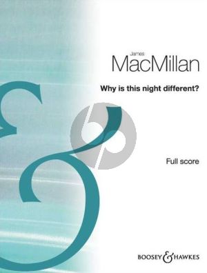 MacMillan Why is this Night Different - String Quartet No.2 (Score)