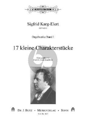 Karg-Elert 17 Kleine Charakterstucke Orgel (Hans Haselbock)