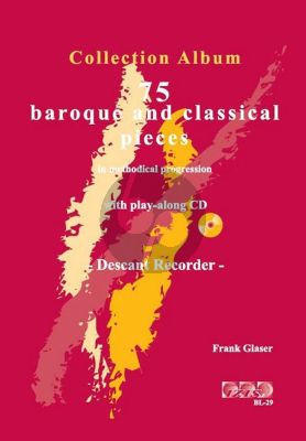 75 Baroque and Classical Pieces for Descant Recorder (Bk-Cd)