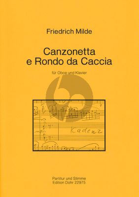 Milde Canzonetta e Rondo da Caccia Oboe und Klavier