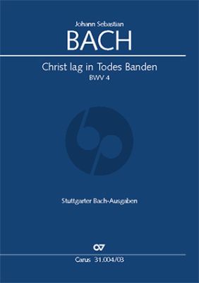 Kantate BWV 4 Christ lag in Todes Banden Soli-Chor-Orch. Klavierauszug