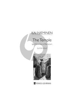 Nieminen The Temple for Guitar (In memoriam Igor Strawinsky)