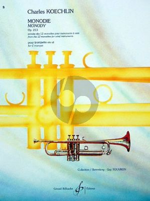 Koechlin Monodie Op.213 pour Trompette (C) (Interm.) (Grade 5)