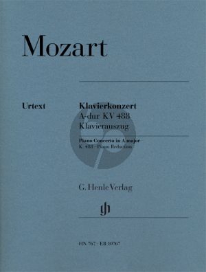 Mozart Concerto A-major KV 488 (Piano-Orch.) (piano red.) (Henle-Urtext)