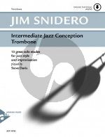 Snidero Intermediate Jazz Conception Trombone (15 Solo Etudes for Jazz Style and Improvisation) (Bk-Cd)