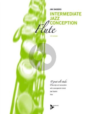 Snidero Intermediate Jazz Conception Flute (15 Solo Etudes for Jazz Style and Improvisation) (Bk-Cd)