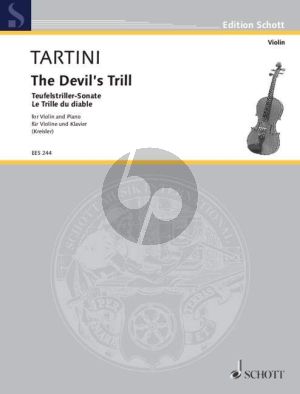 Tartini Teufelstriller-Sonate g-moll Violine und Klavier (Fritz Kreisler)