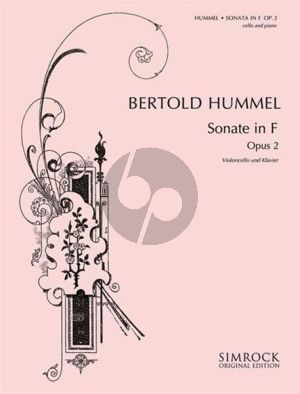 Hummel Sonata F-major Op. 2 Violoncello and Piano