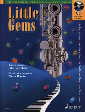 Lenehan Little Gems for Flute and Piano (Bk-Cd) (The Elena Durán Collection 2) (Grades 1 - 2)