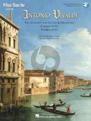 Vivaldi 2 Concertos C-Dur RV 425 & D-Major RV 93 Guiter (or Lute) and Orchestra (Bk- 2 CD DeLuxe Set) (MMO)