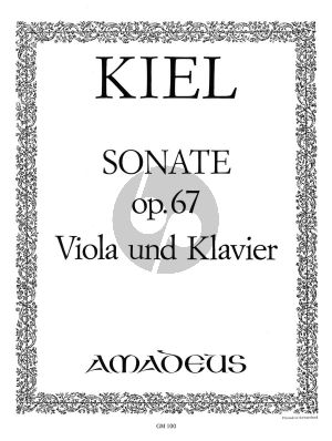 Kiel Sonate g-moll Op.67 Viola und Klavier