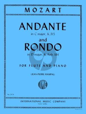 Mozart Andante C-major KV 315 and Rondo D-major (KV 184 Anh.) Flute-Piano (Rampal)