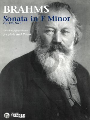 Brahms Sonata Op.120 No.1 f-minor Flute and Piano (Khaner) (grade 7)