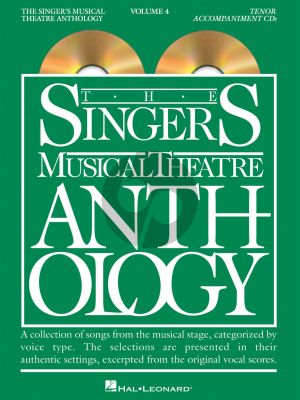 Singers Musical Theatre Anthology Vol. 4 Tenor (Set of Accompaniment CD's only) (edited by Richard Walters)