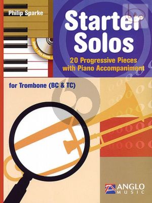 Starter Solos (20 Progressive Pieces) (Trombone with Piano Accomp.) (TC/BC)