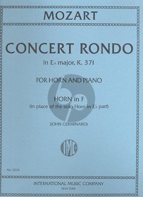 Mozart Concerto Rondo KV 374 E-flat major (Horn-Orch.)