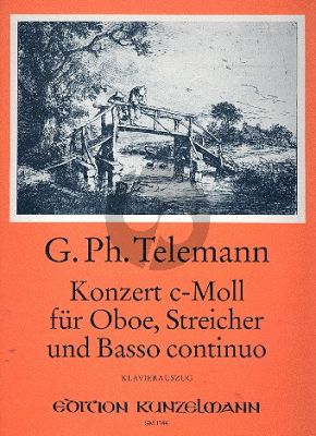 Telemann Concerto c-minor TWV 51:c1 Oboe-Strings-Bc (piano red.) (Janos Malina and György Orbán)