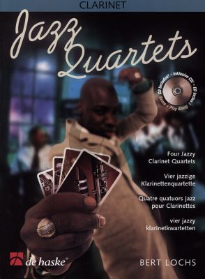 Lochs Jazz Quartets 4 Clarinets (Score/Parts) (Bk-Cd) (easy to interm.level)