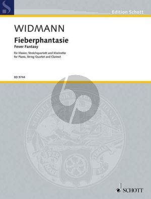 Widmann Fieberphantasie Piano-Stringquartet- Clar. [Bb] [Bass Clar.] (Score/Parts) (2009)