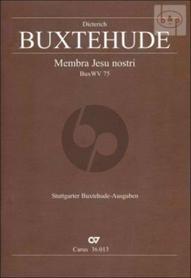 Membra Jesu Nostri BuxWV 75 SSATB-Str.-Bc Vocal Score