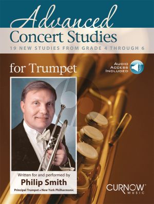 Smith Advanced Concert Studies for Trumpet (19 New Studies from Grade 4 through 6) (Book with Audio online)